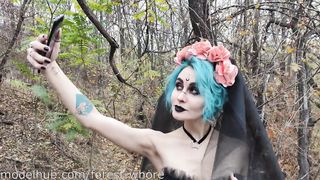 Halloween Cosplayes kisasszony análba kefélve