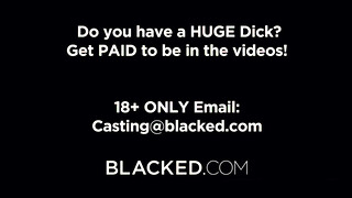 Blacked - Blake Blossom élvezi a méretes néger dákót