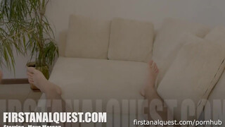 Maya Morgen a 18 éves tini nőci - First Anal Quest