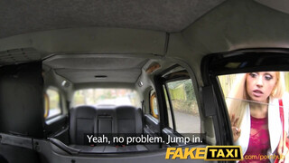FakeTaxi - Csöcsös világos szőke análba tolva